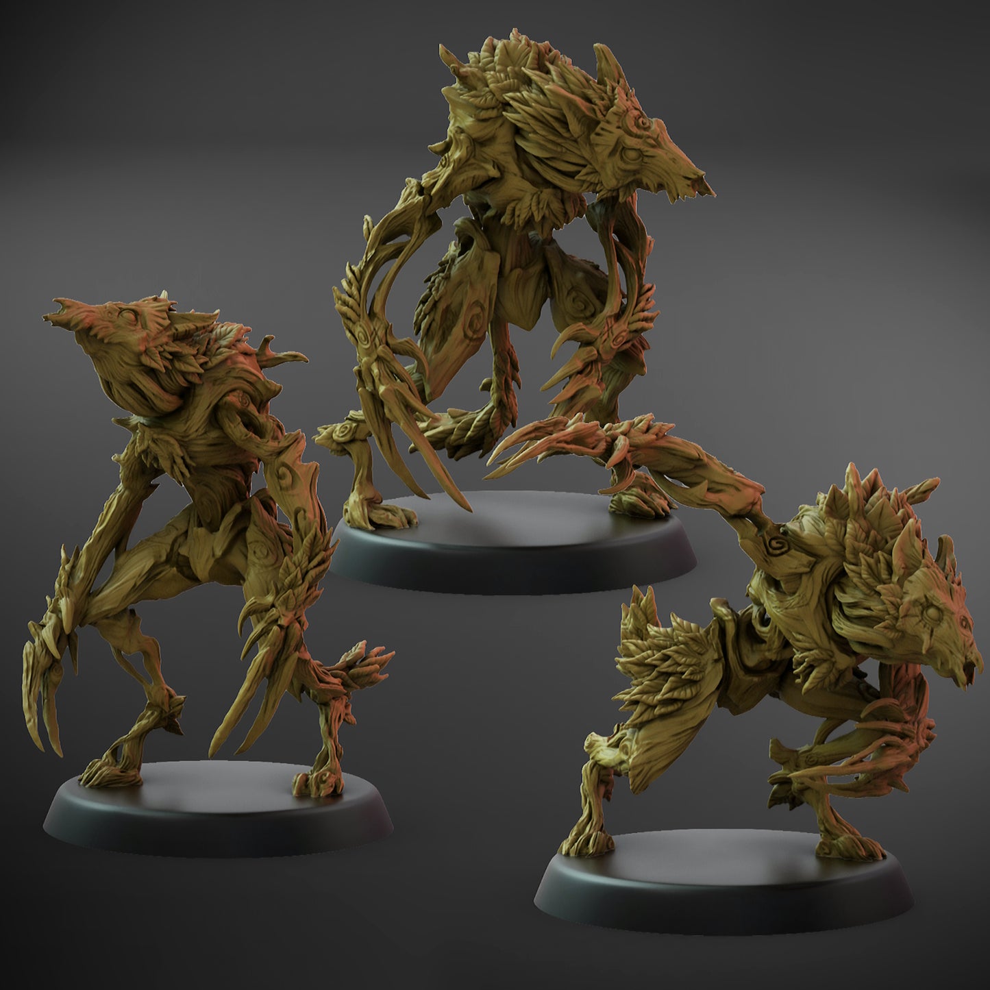 Ferocious Spirit Claw Set B (32mm Base)
