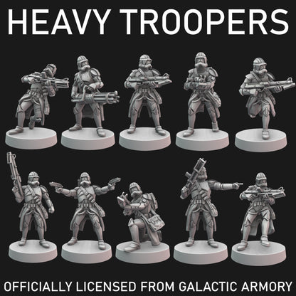 Heavy Clone Troopers for Star Wars Legion - 20 Poses Available