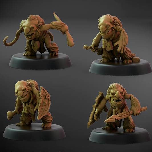 Rune Trogg Set A (25mm Base)