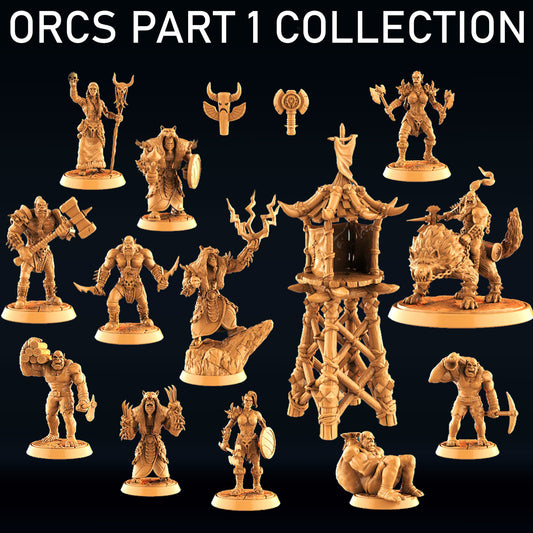 Orc Part 1 Collection – 13 Poses Available