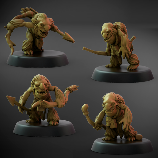 Rune Trogg Bow Set A (25mm Base)