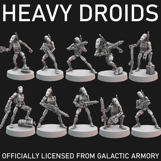 Heavy Class Droids for Star Wars Legion - 21 Poses Available
