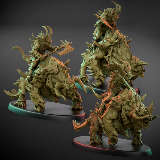 Gore Rider Set A  (90mm Oval Base)