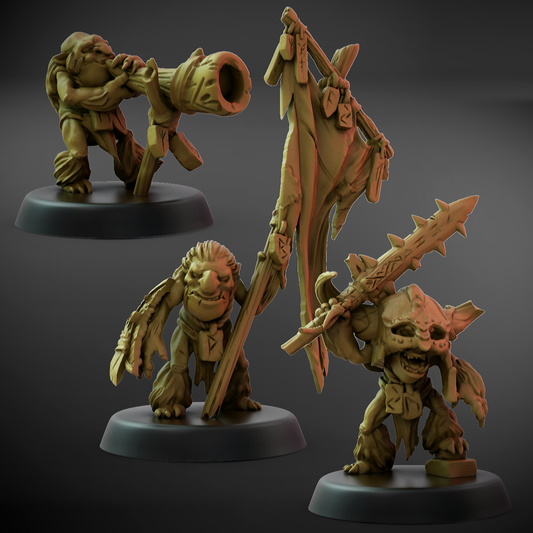 Rune Trogg Leaders (25mm Base)