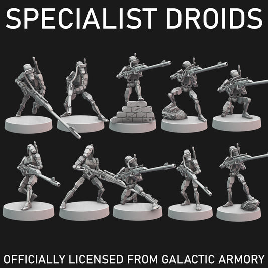 Specialist Sniper Droids for Star Wars Legion - 20 Poses Available
