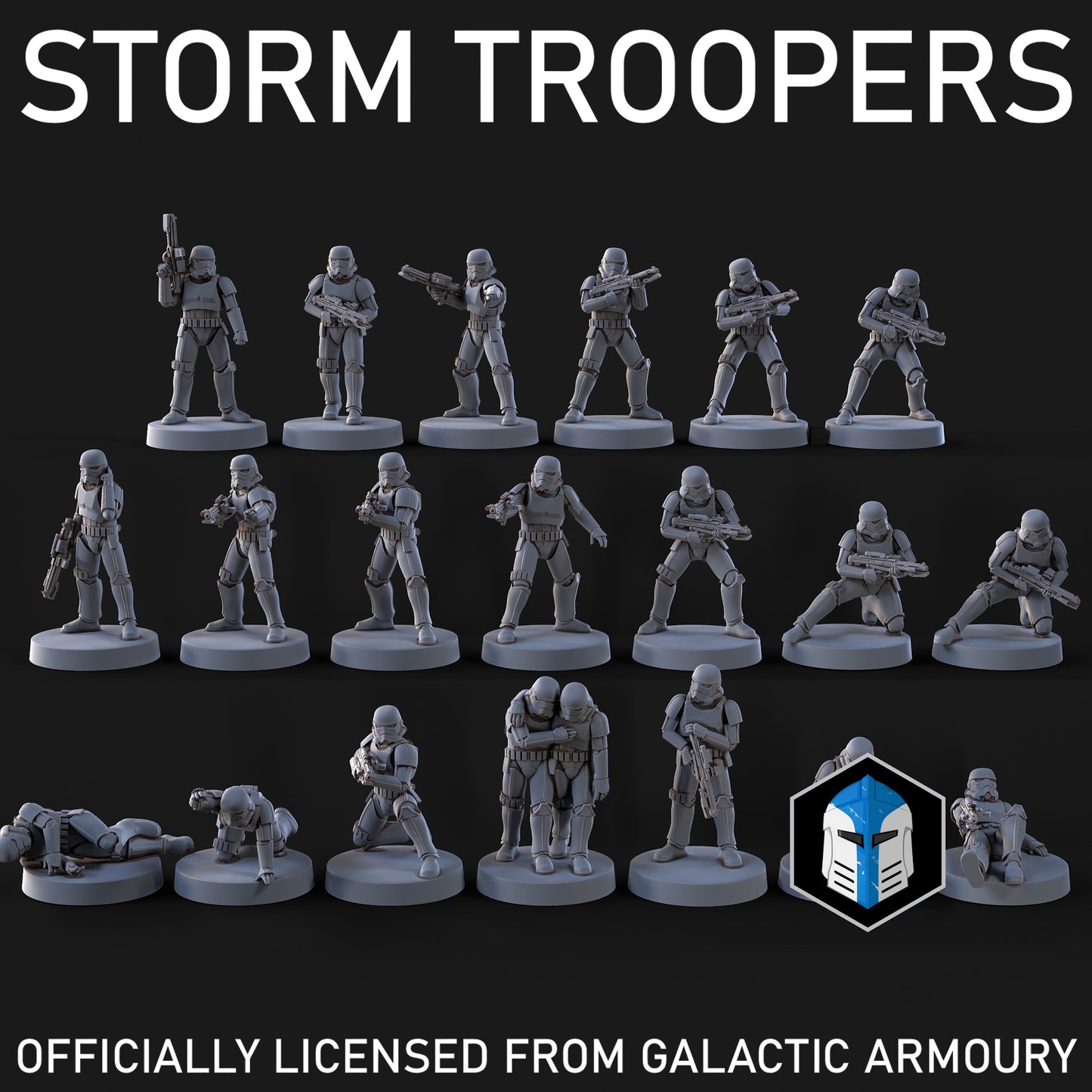 Stormtroopers for Star Wars Legion - 20 Poses Available