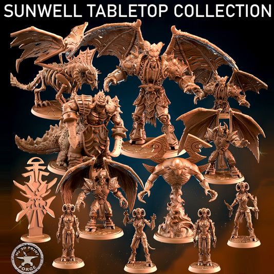 Sunwell Tabletop Collection – 13 Poses Available