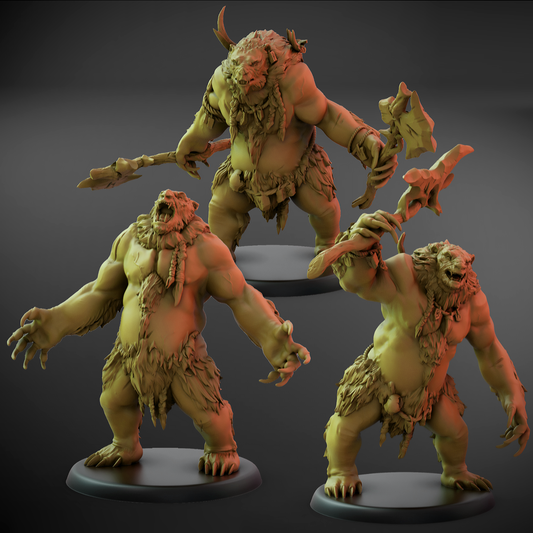 Bearzerker Set B (50mm Base)