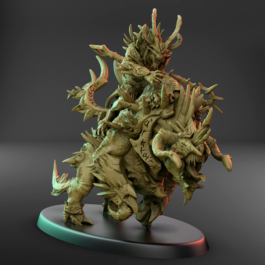 Mounted Apostle of Ruin (90mm Oval Base)