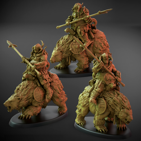 Bjorn Rider Lance Set (90mm Oval Base)