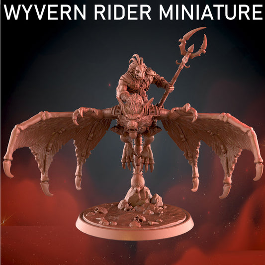 Wyvern Rider (50mm Base)
