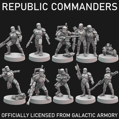Republic Commanders for Star Wars Legion - 10 Poses Available