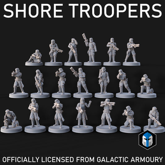 Shore Troopers for Star Wars Legion - 20 Poses Available