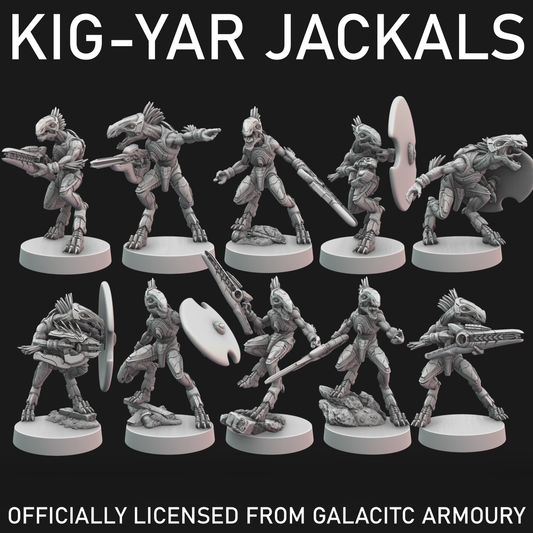 Kig-Yar Jackals for Halo Flashpoint - 10 Poses Available
