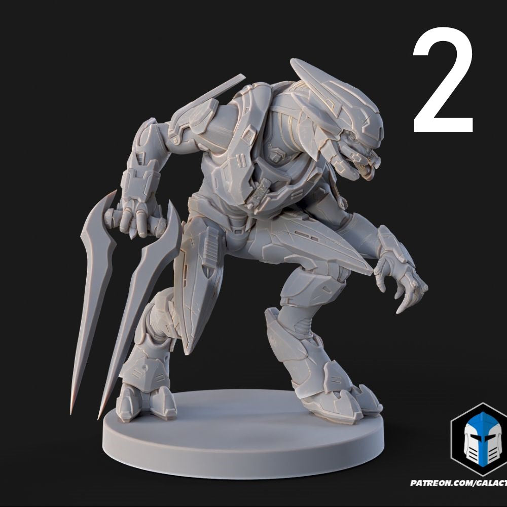 Sangheili Elite Warriors for Halo Flashpoint - 16 Poses Available