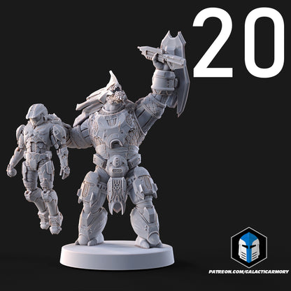 Jiralhanae Brutes for Halo Flashpoint - 20 Poses Available