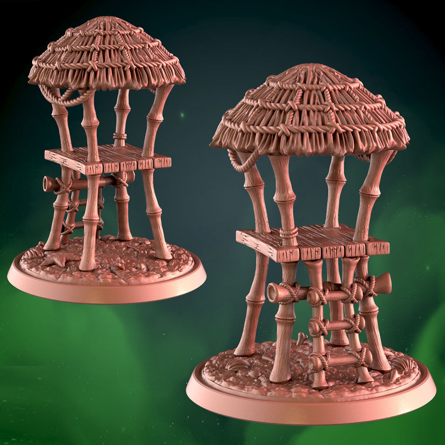 Murloc Empty Hut 50mm Base