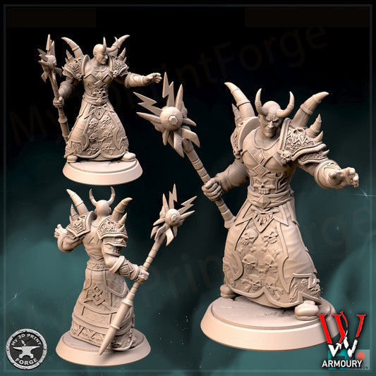 Human Warlock Tier 1 Attack 25mm Base Tabletop Wargaming Miniature