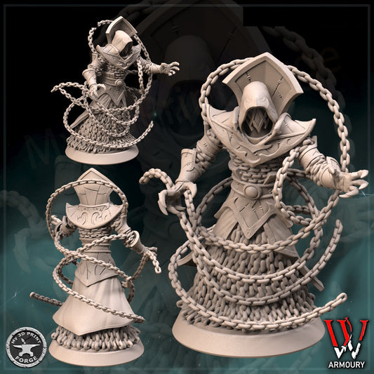 Ethereal Chained Attack 32mm Base Tabletop Wargaming Miniature
