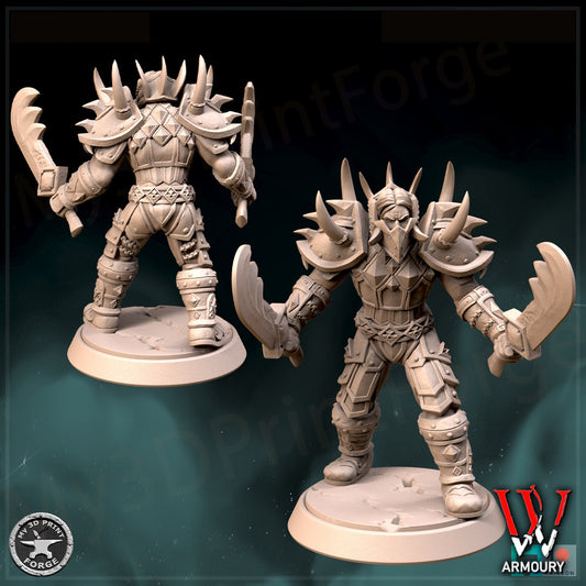 Human Warrior Attack Tier 1 25mm Base Tabletop Wargaming Miniature
