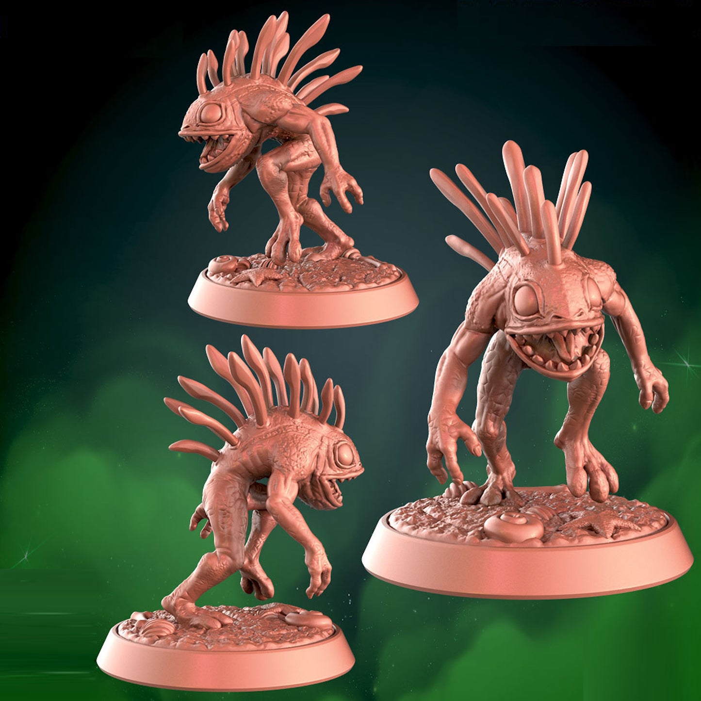 Murloc Running 25mm Base