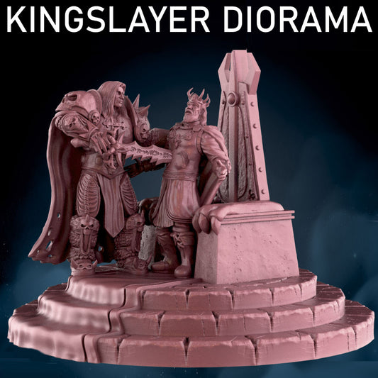 Arthas Menethil Kingslayer Diorama (75mm Base)