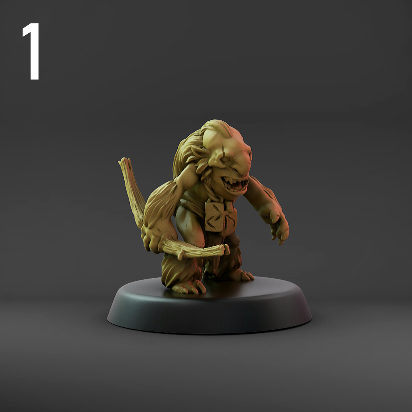 Rune Trogg Bow Set C (25mm Base)