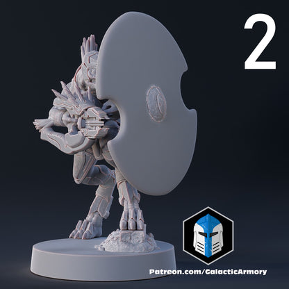 Kig-Yar Jackals for Halo Flashpoint - 10 Poses Available