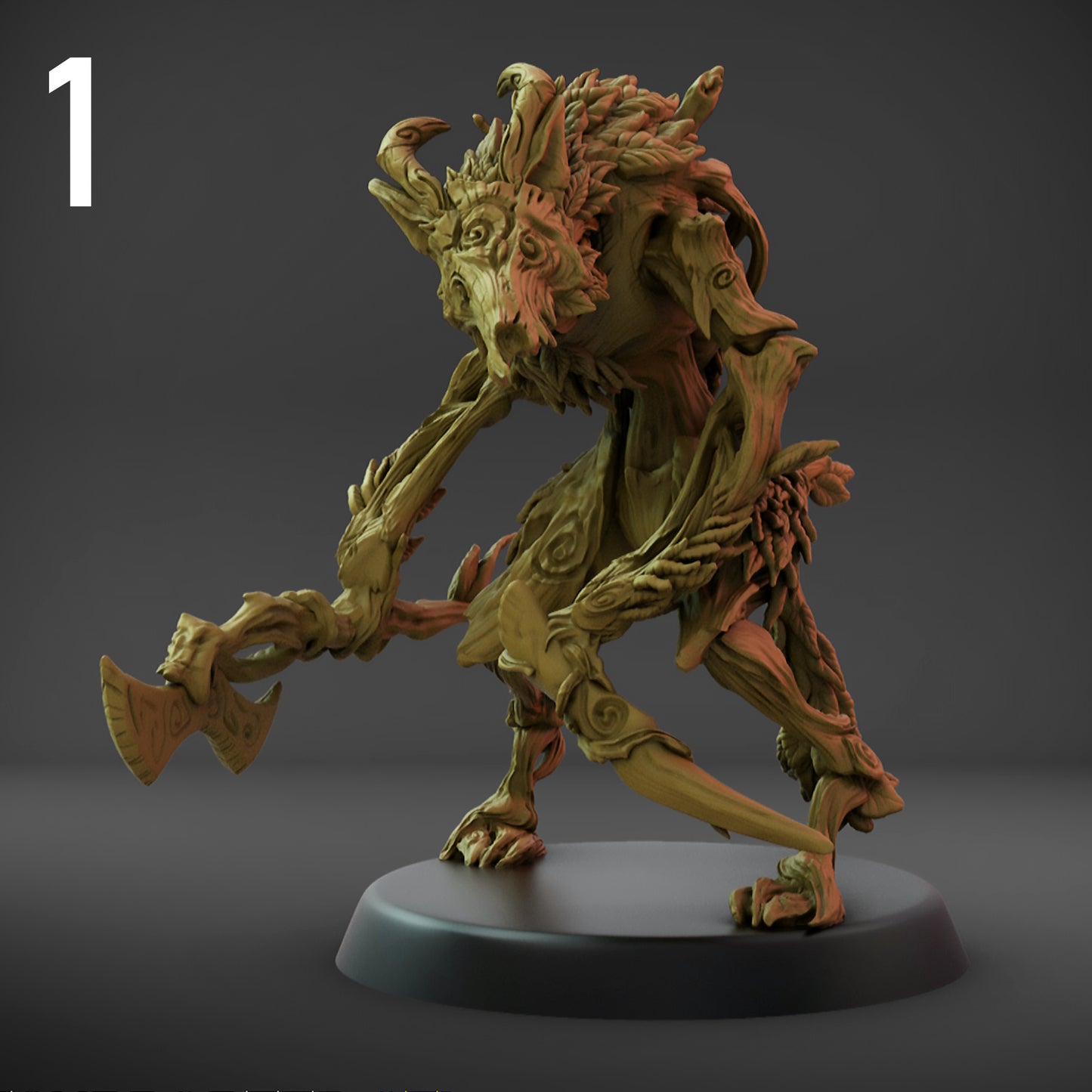 Ferocious Axe Claw Set B (32mm Base)