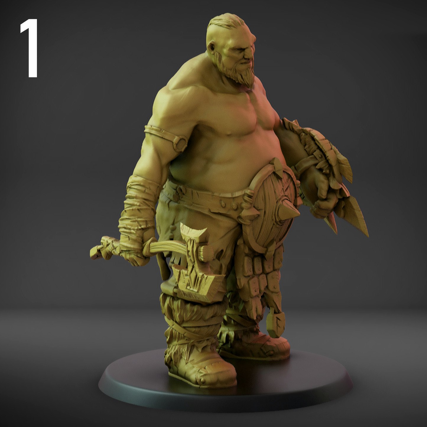 Hunger Sons Shield Set B (50mm Base)