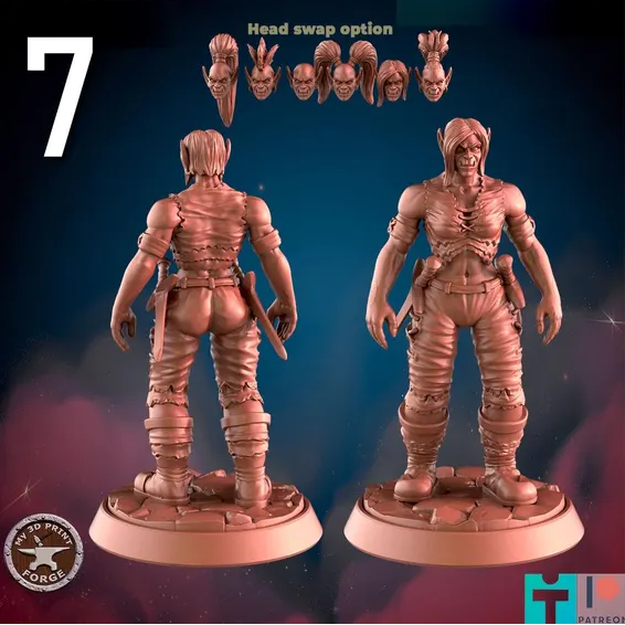 Orc Part 3 Collection – 37 Poses Available