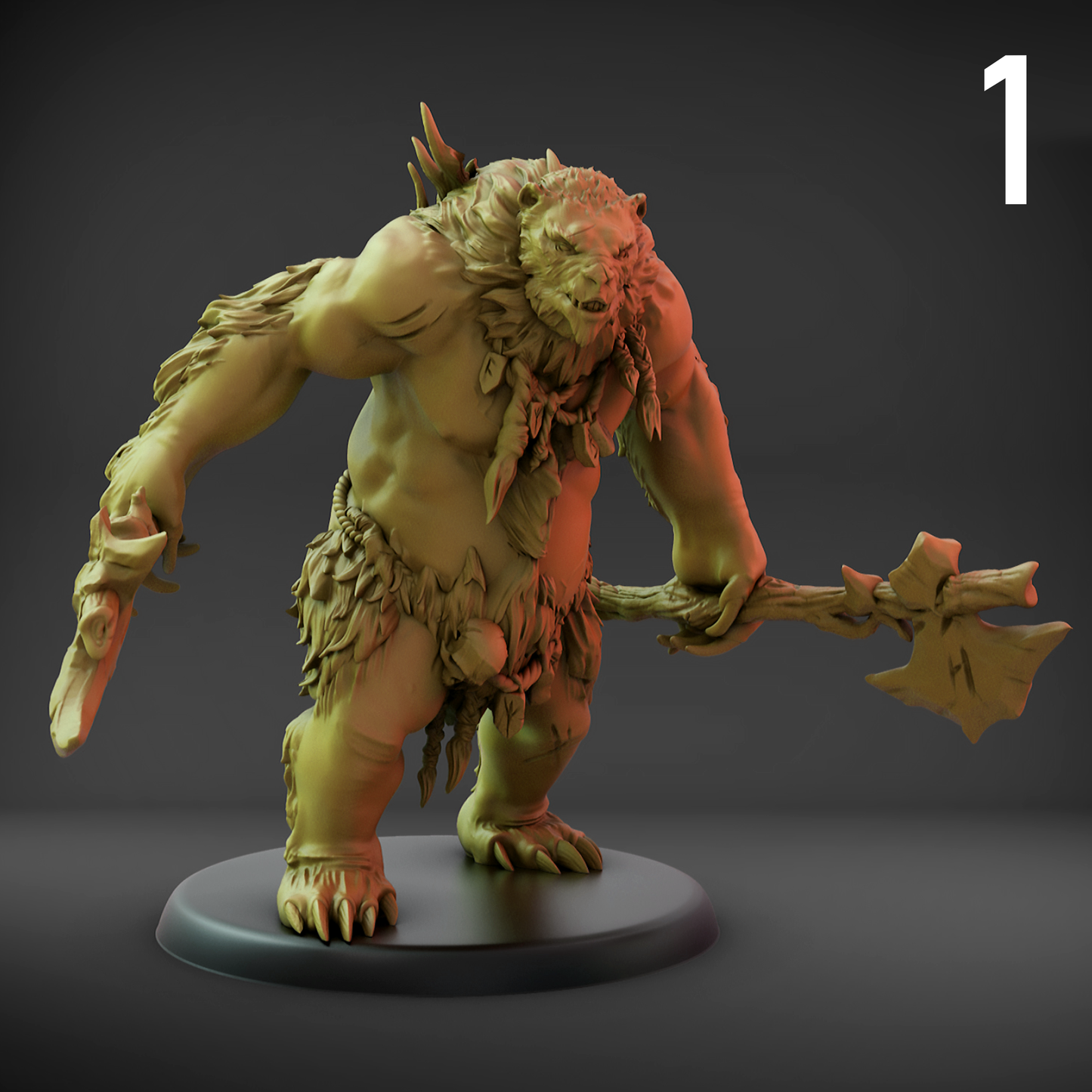 Bearzerker Set A (50mm Base)