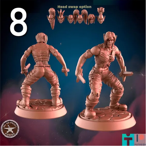 Orc Part 3 Collection – 37 Poses Available
