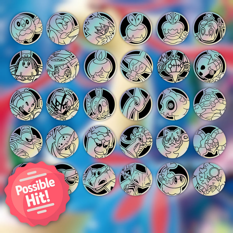 Pokemon Brilliant Illusions Coin Set (CSV8C) 🇨🇳 S-Chinese Blind Bag