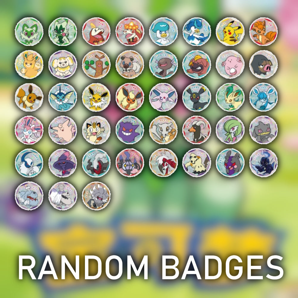 Pokemon Gem Pack Badge Set (CS4.5) 🇨🇳 S-Chinese Blind Bag