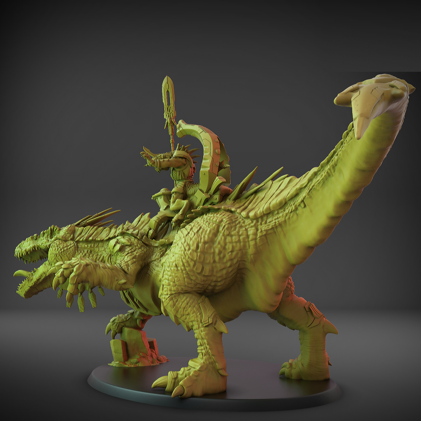 Alphadon (120mm Oval Base)