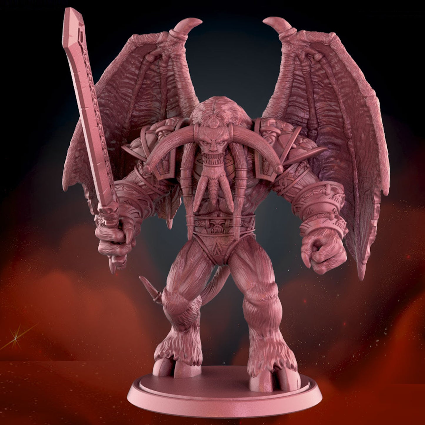 Doom Lord Kazzak 50mm Base