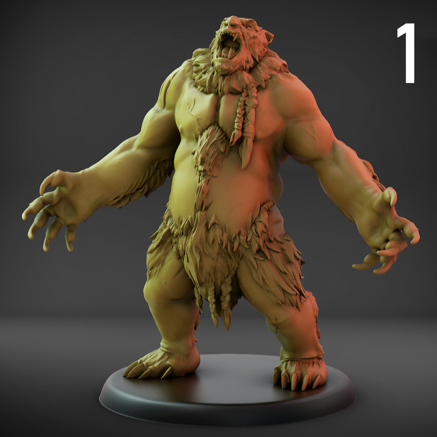 Bearzerker Set B (50mm Base)