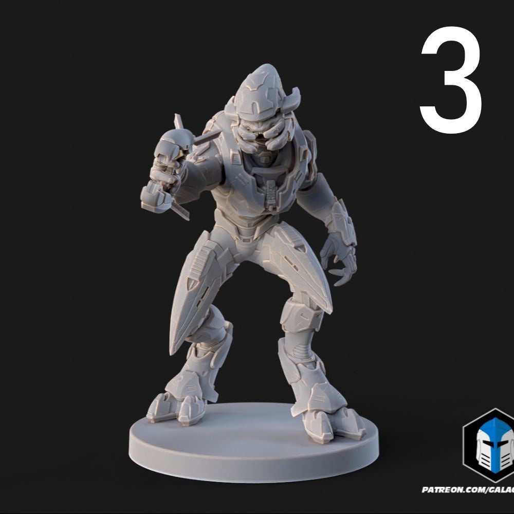 Sangheili Elite Warriors for Halo Flashpoint - 16 Poses Available