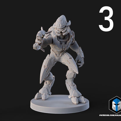 Sangheili Elite Warriors for Halo Flashpoint - 16 Poses Available