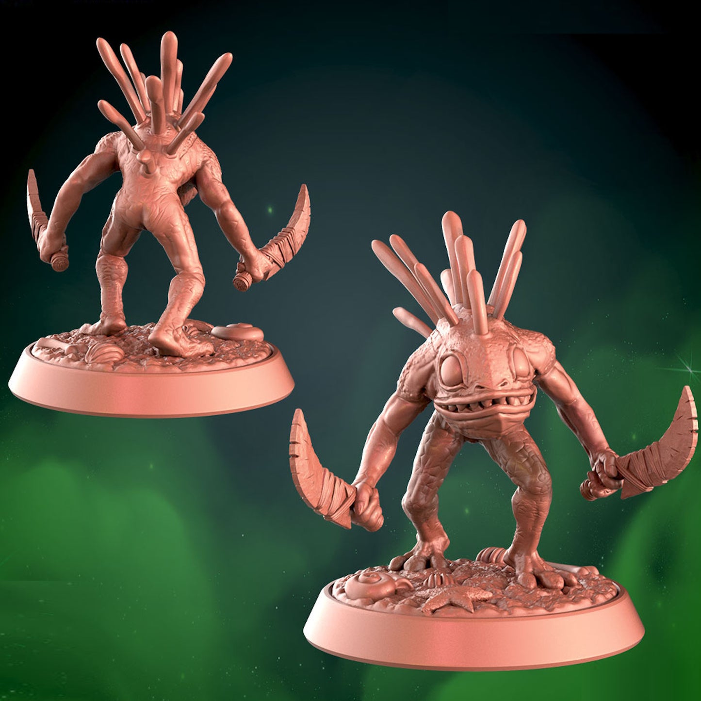 Murloc Dual Wield 25mm Base