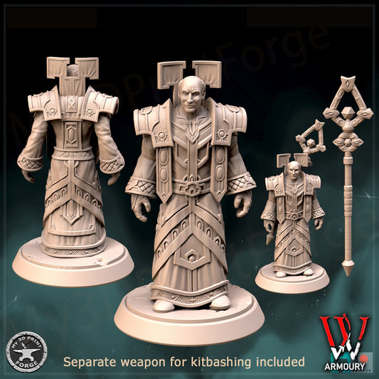 Human Priest Tier 1 25mm Base Tabletop Wargaming Miniature