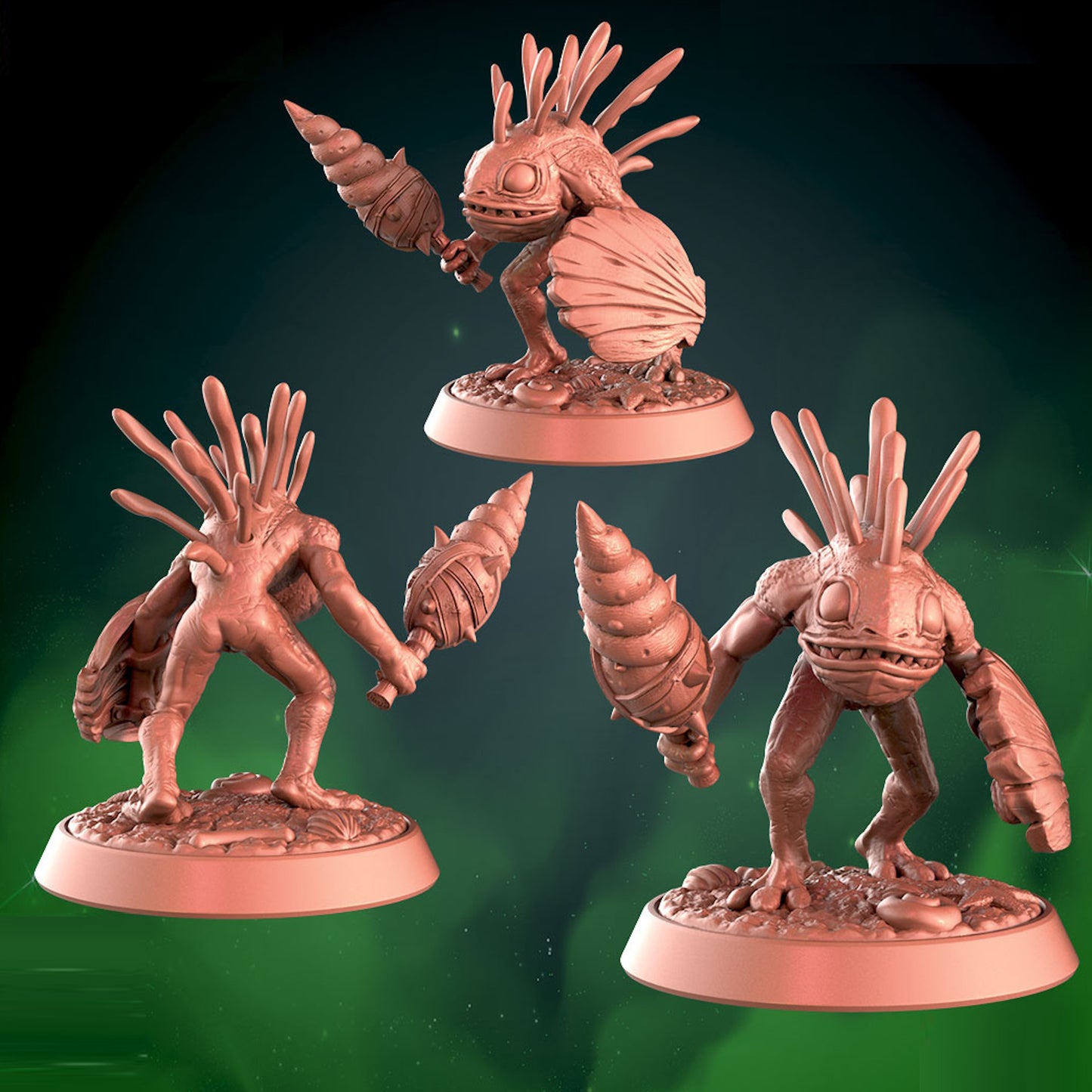 Murloc Mace 25mm Base
