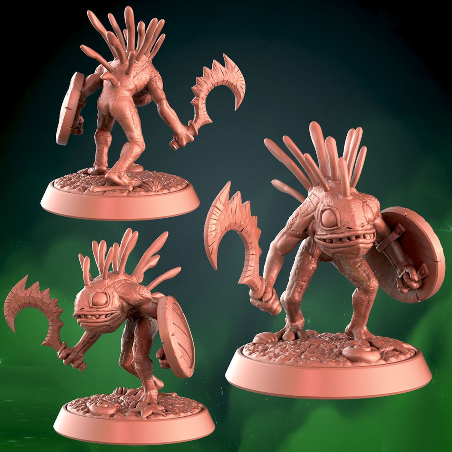 Murloc Sabre 25mm Base