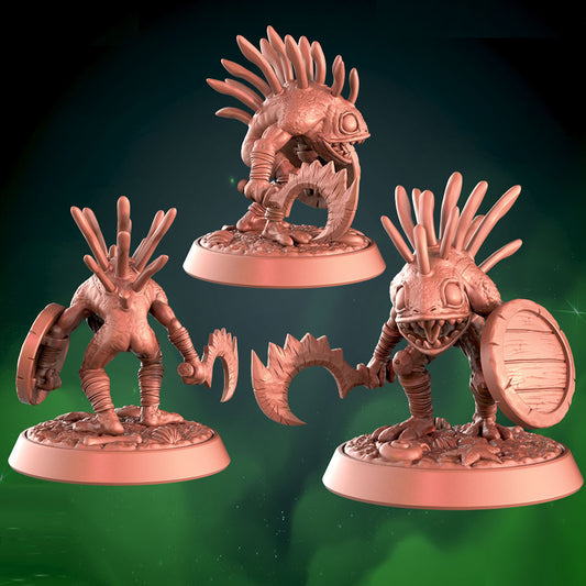 Murloc Sabre Attack 25mm Base