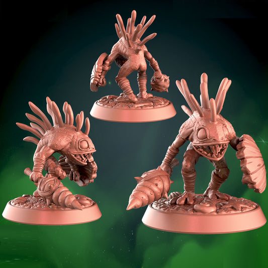 Murloc Mace Attack 25mm Base