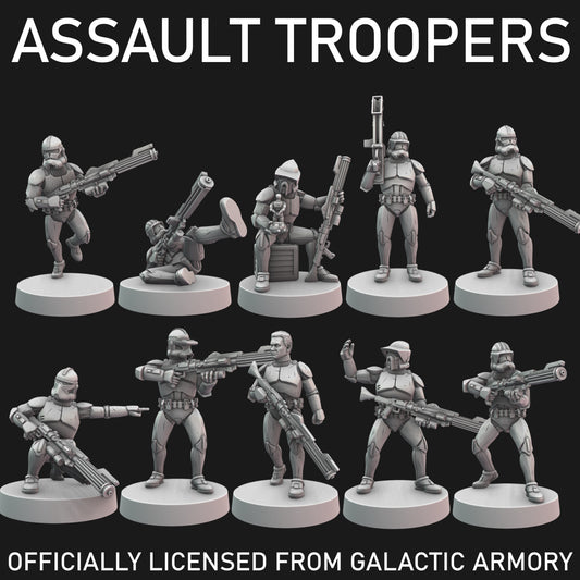 Assault Clone Troopers for Star Wars Legion - 20 Poses Available