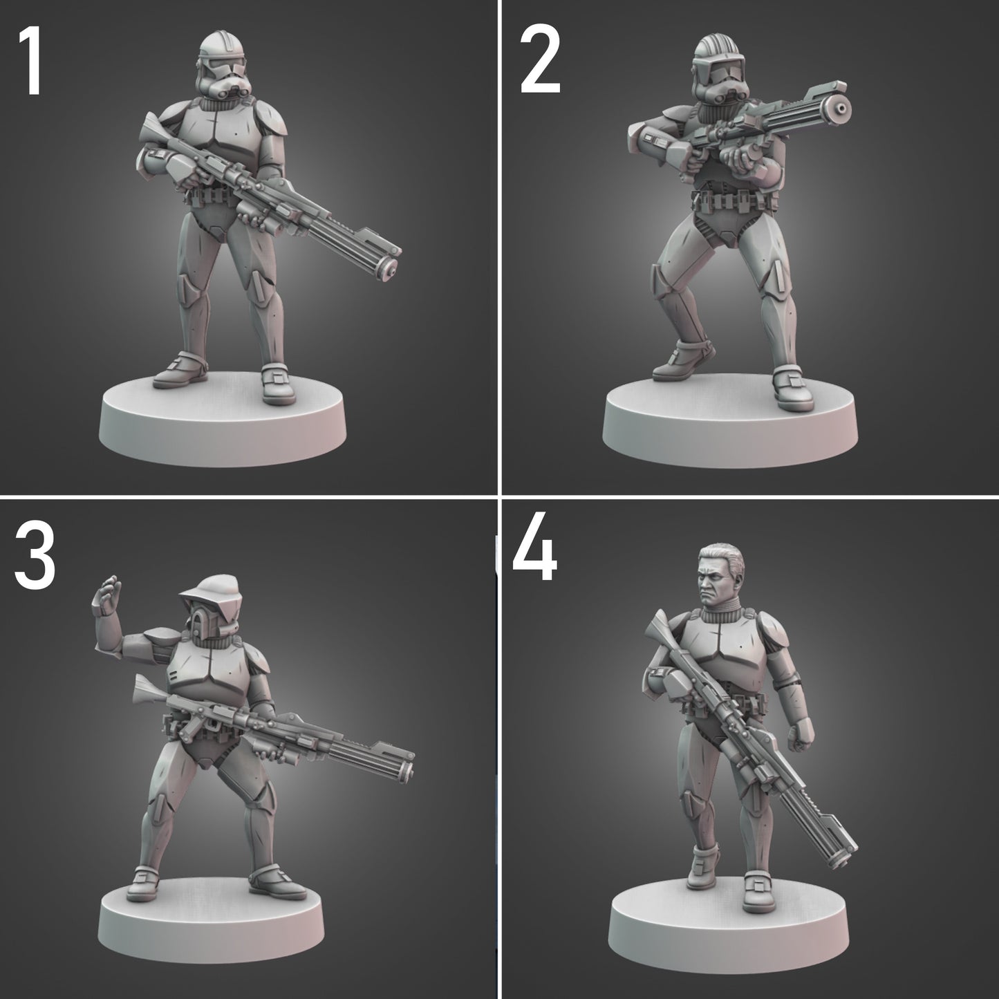 Assault Clone Troopers for Star Wars Legion - 20 Poses Available
