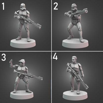 Assault Clone Troopers for Star Wars Legion - 20 Poses Available