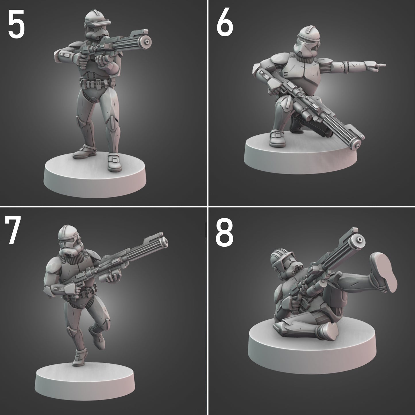 Assault Clone Troopers for Star Wars Legion - 20 Poses Available